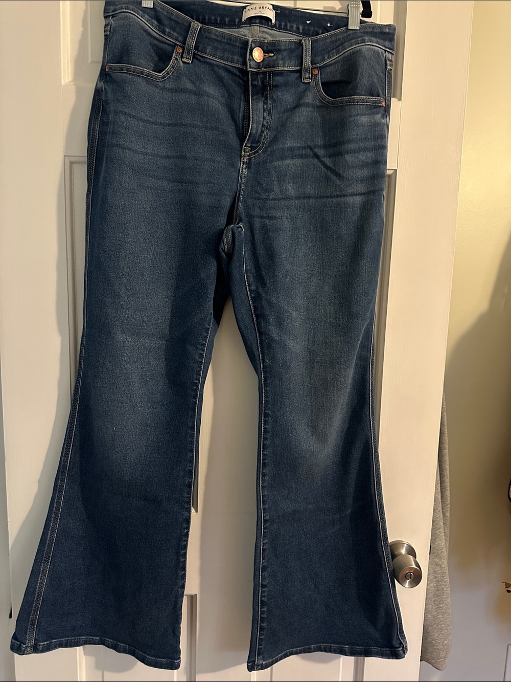 Lane Bryant Dark Indigo Wide Leg Jeans